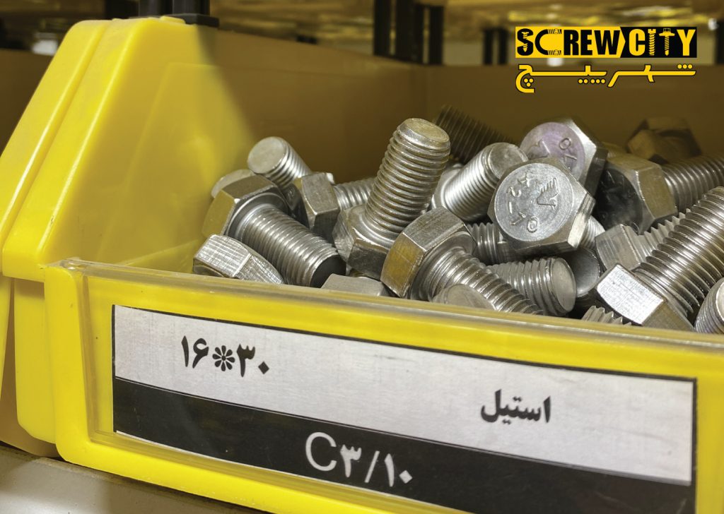 خرید انواع پیچ و مهره استیل از فروشگاه شهرپیچ